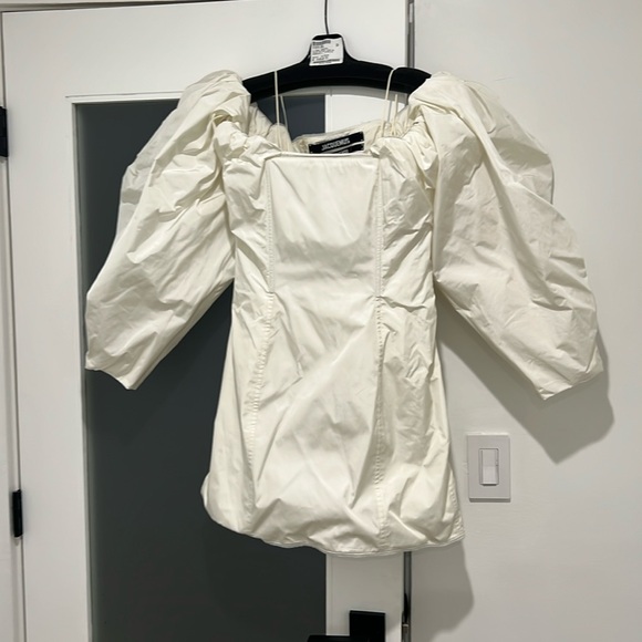 Jacquemus White Mini Dress NWT - Picture 1 of 6